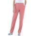 Plus Size Women's Straight-Leg Soft Knit Pant by Roaman's in Desert Rose (Size 4X) Pull On Elastic Waist