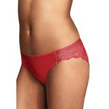 Plus Size Women's Comfort Devotion Lace Back Tanga Panty by Maidenform in Camera Red Y (Size 9)