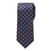 Men's Big & Tall KS Signature Extra Long Classic Geo Tie by KingSize in Dark Purple Geo Necktie