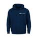 Men's Big & Tall Champion Embroidered Logo Fleece Hoodie by Champion in Navy (Size 3XL)