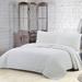 Estate Collection Joanna Quilt Set by American Home Fashion in Ivory (Size FL/QUE)