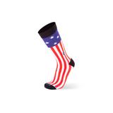 Men's Big & Tall The Stars and Stripes Socks by TallOrder in Red White Blue (Size 9-11)