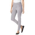 Plus Size Women's Flex Fit Pull On Slim Denim Jean by Woman Within in Grey Denim (Size 16 W)