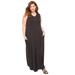 Plus Size Women's Morning to Midnight Maxi Dress (With Pockets) by Catherines in Black (Size 1XWP)