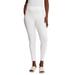 Plus Size Women's Everyday Stretch Cotton Legging by Jessica London in White (Size 30/32)