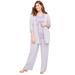 Plus Size Women's 3-Piece Lace Gala Pant Suit by Catherines in Heirloom Lilac (Size 20 WP)