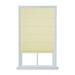 Wide Width Cordless Room Darkening Fabric Roman Shade by Whole Space Industries in Ivory (Size 23" W 64" L)