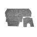 Waterford 4-Pc. Bath Rug Set Blue by Home Weavers Inc in Grey (Size 4 RUG SET)