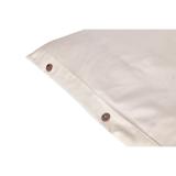 Sleep & Beyond 100% Organic Cotton Duvet Cover by Sleep & Beyond in Ivory (Size KING)