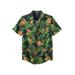 Men's Big & Tall KS Island Printed Rayon Short-Sleeve Shirt by KS Island in Tropical Floral (Size 7XL)