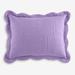 Lily Damask Embossed Sham by BrylaneHome in Lilac (Size STAND) Pillow