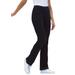 Plus Size Women's Stretch Cotton Bootcut Pant by Woman Within in Black (Size 6X)