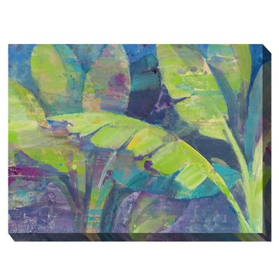 BERMUDA PALM OUTDOOR ART 40X30 by West of the Wind...