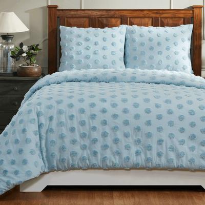 Athenia Comforter Set Collection by Better Trends in Blue (Size KING)