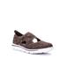 Wide Width Women's Travelactiv Avid Sneakers by Propet in Brown Beige (Size 11 W)