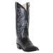 Wide Width Men's Dan Post 13" Cowboy Heel Boots by Dan Post in Black (Size 9 1/2 W)