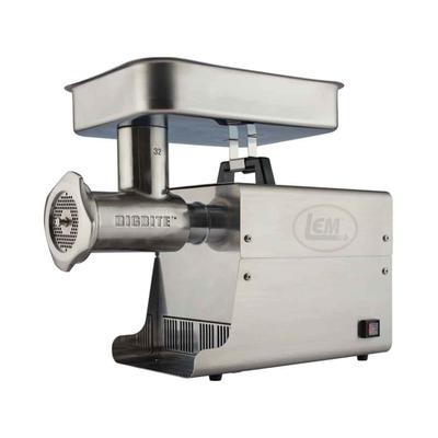 LEM Products Big Bite #32 1.5HP Stainless Steel Electric Grinder Stainless 17821