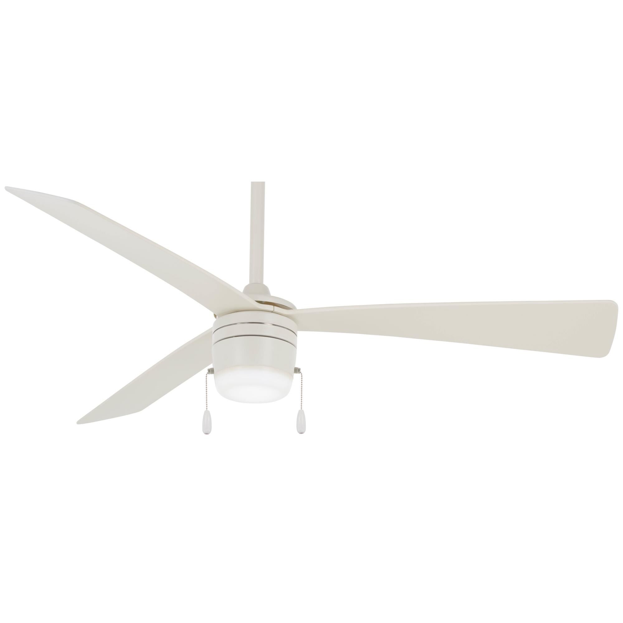 Minka Aire Vital 44 Inch Ceiling Fan with Light Kit - F676L-WHF