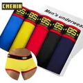 Lot de 5 boxers pour hommes sous-vêtements masculins caleçons courts en coton respirants