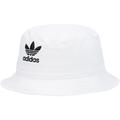 Men's adidas Originals White Trefoil Washed Bucket Hat