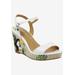 Women's Triella Sandals by J. Renee in White Suede (Size 9 1/2 M)