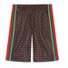 Gucci Shorts | Gucci Gg Star Print Track Shorts In Black | Color: Black/Red | Size: M