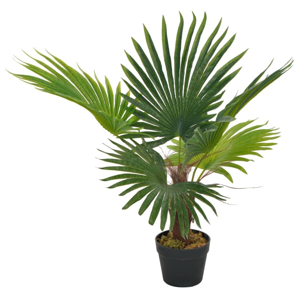 vidaXL Künstliche Pflanze Palme mit Topf Grün 70 cm Image