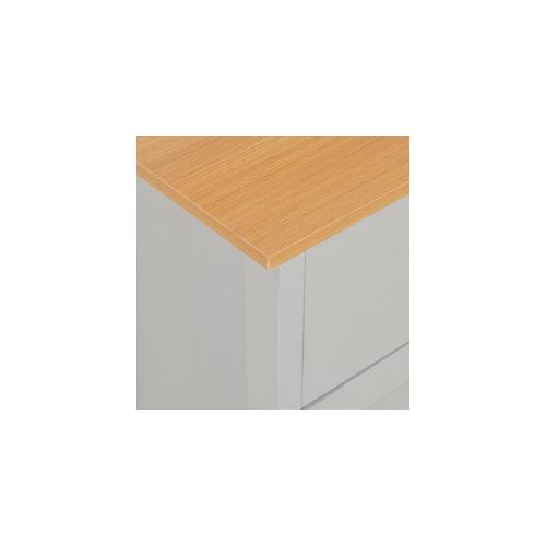 vidaXL Sideboard Grau 112 x 35 x 81 cm
