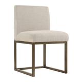 Haute Beige Linen Chair in Brass - TOV Furniture TOV-D49