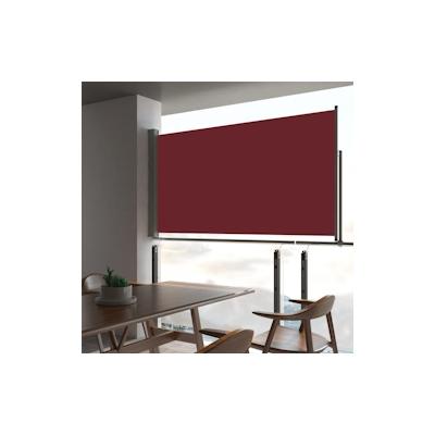 vidaXL Ausziehbare Seitenmarkise 160x300 cm Rot