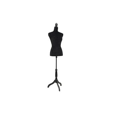 vidaXL Damenbüste Schneiderpuppe Büste Torso Angezogen Mannequin Schwarz Image