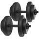 Powergainz BalanceFrom All-Purpose Weight Set, 40 lbs,Black