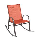 Extra-Wide 350 lbs. Capacity Rocker by BrylaneHome in Geranium Rocking Chair