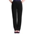 Plus Size Women's Velour Pant by Woman Within in Black (Size 1X)