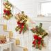 Holiday Classics Stair Swag by BrylaneHome in Green Christmas Swag