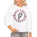 Women's White Ohio State Buckeyes Vintage Days Perfect Pullover Sweatshirt