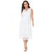 Plus Size Women's Lace Midi Dress by Jessica London in White (Size 24 W)