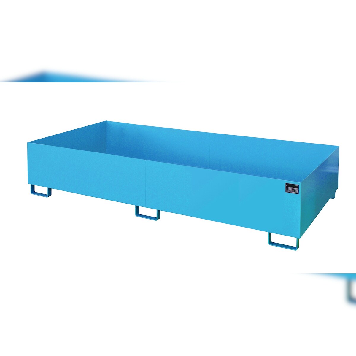 Regalwanne 2700 3 lackiert RAL5012 Lichtblau Umwelt Lagertechnik Image