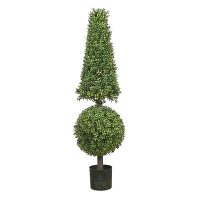 Outdoor Boxwood Ball Cone Topiary - Frontgate