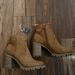 American Eagle Outfitters Shoes | American Eagle Chunky Ankle Bootie | Color: Brown/Tan | Size: 6