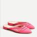 J. Crew Shoes | J. Crew Backless Leather Cage Hot Pink Mules. | Color: Pink | Size: 7.5