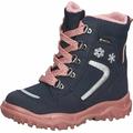 Superfit Mädchen HUSKY1 warm gefütterte Gore-Tex Schneestiefel, BLAU/ROSA 8010, 30 EU