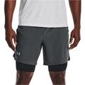 Under Armour Launch SW 7 Inch 2-in-1 Shorts - SS21 - Large Grey