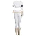 Lixinya Star Padme Amidala Outfits Halloween Carnival Suit Cosplay Costume Women's L
