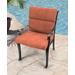 Outdoor French Edge Dining Chair Cushion-TORY SUNSET RICHLOOM - Jordan Manufacturing 9502PK1-5957D