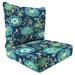 Outdoor 2PC Deep Deat Chair Cushion-FANFARE CAPRI - Jordan Manufacturing 9740PK1-6617D