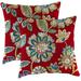 "Outdoor 16"" Accessory Throw Pillows, Set of 2-DAELYN CHERRY RICHLOOM - Jordan Manufacturing 9952PK2-4290D"