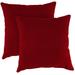 "Outdoor 16"" Accessory Throw Pillows, Set of 2-MCHUSK BERRY RICHLOOM - Jordan Manufacturing 9952PK2-5511D"