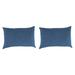 Outdoor Lumbar Accessory Throw Pillows, Set of 2-HUSK TEXTURE CAPRI RICHLOOM - Jordan Manufacturing 9965PK2-5425D