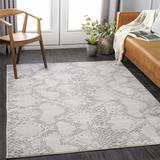 Witta 8'11" x 12'4" Modern Charcoal/Medium Gray/Ivory/Light Slate Area Rug - Hauteloom